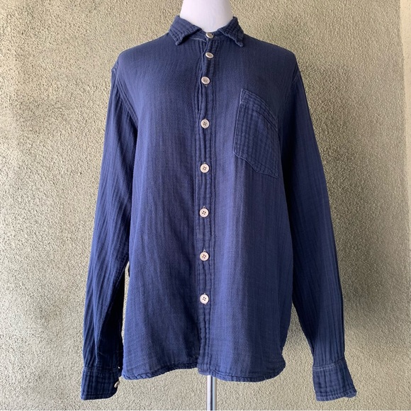 “CP Shades” Navy Double-layer Gauze Shirt size M - Picture 2 of 13